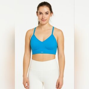💙 Danskin Now Blue Seamless Sports Bra Bralette Size M NWT